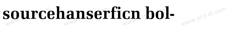 sourcehanserficn bol字体转换